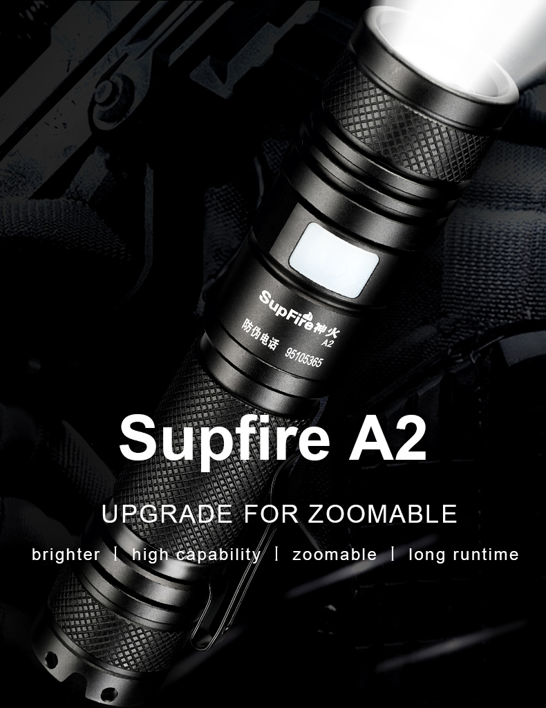 đèn pin mini siêu sáng SupFire A2