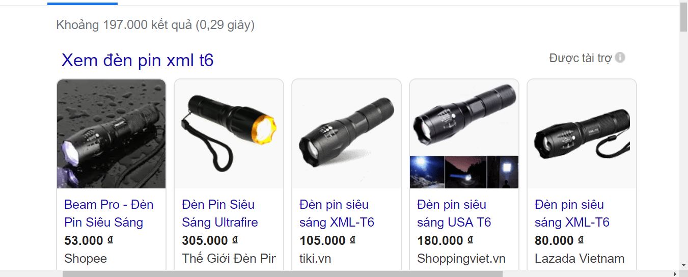 đèn pin XML T6