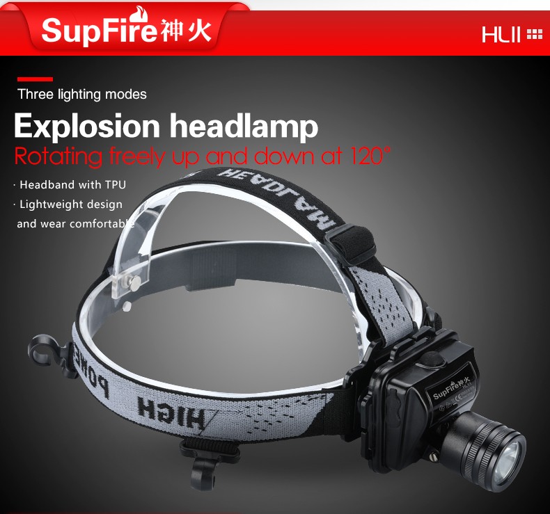 Đèn pin đội đầu SupFire HL11