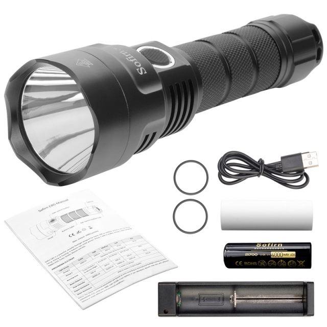 bộ đèn pin sofirn c8g đầy đủ