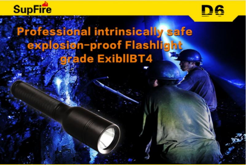Đèn pin chống cháy nổ chuyên dụng SupFire D6