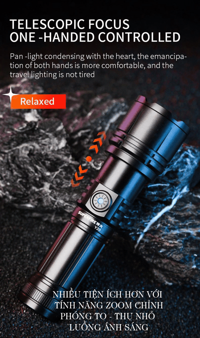 đèn pin SuperFire Y20