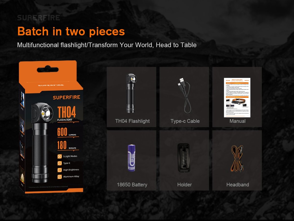 Bộ sản phẩm SuperFire TH04/ Th04-S