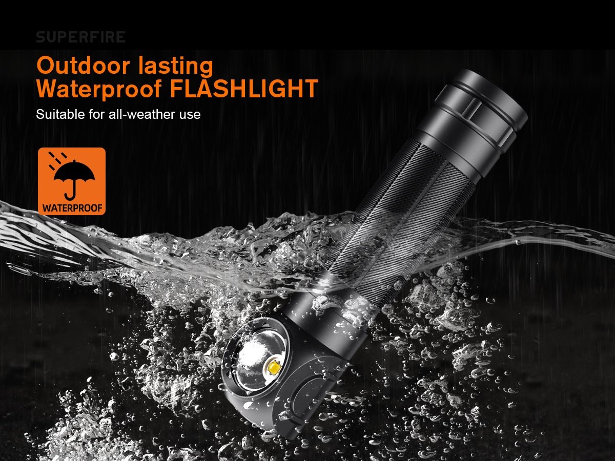 Khả năng chống nước của Model SuperFire TH04