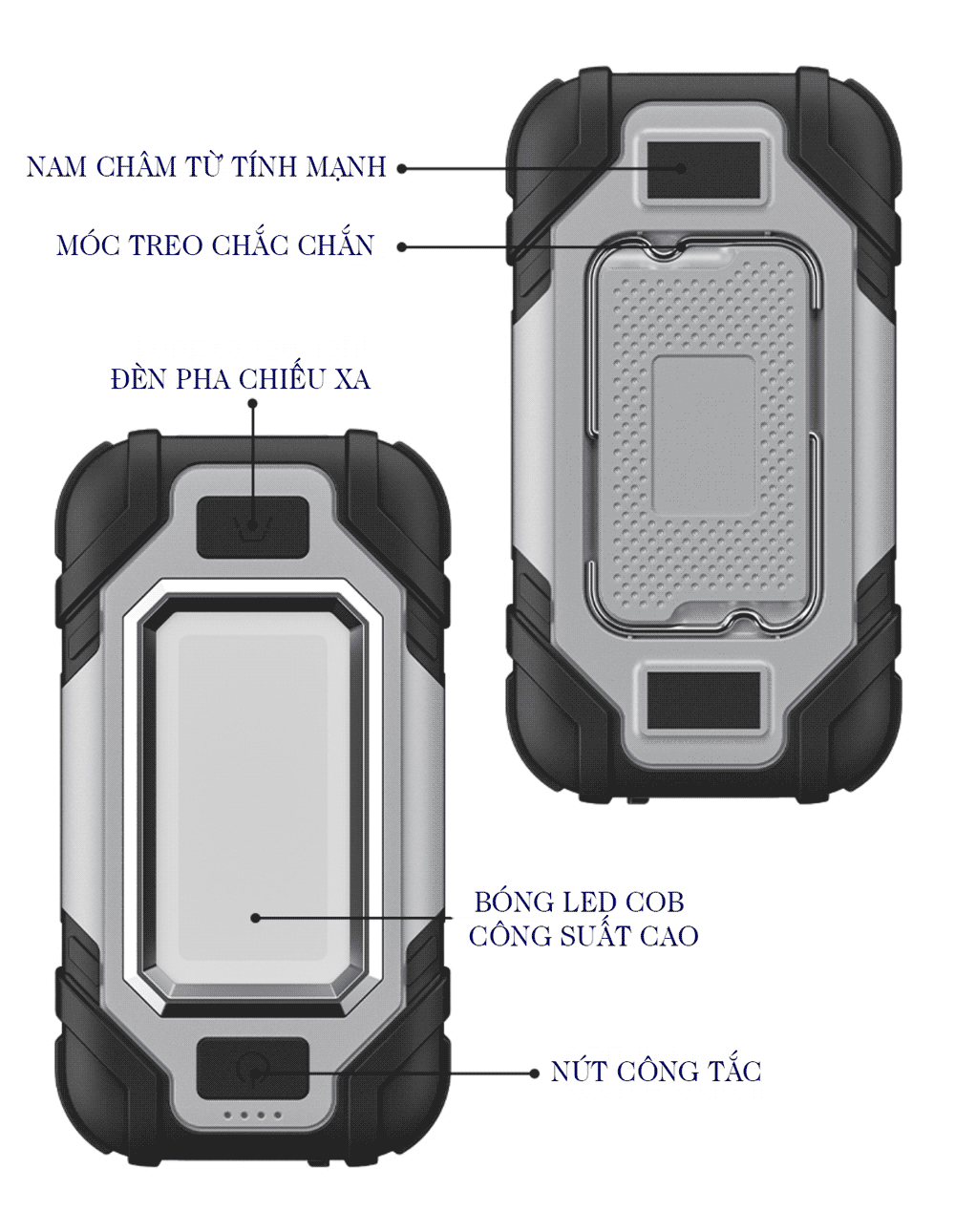 Đèn pin LED COB SuperFire X102