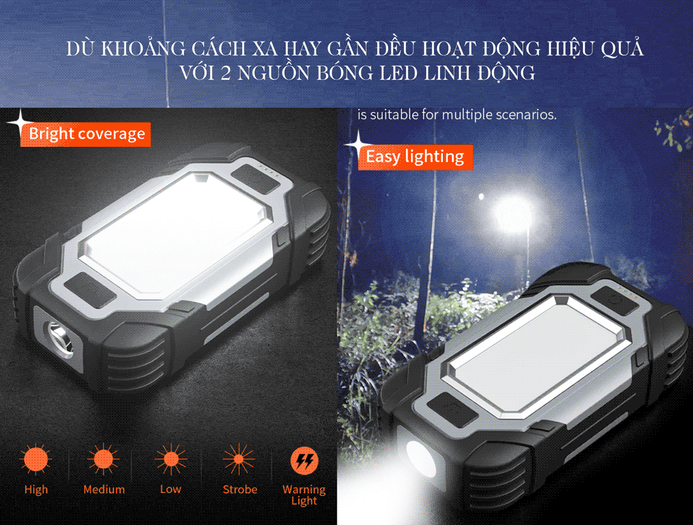 Đèn LED COB có nam châm SuperFire X102